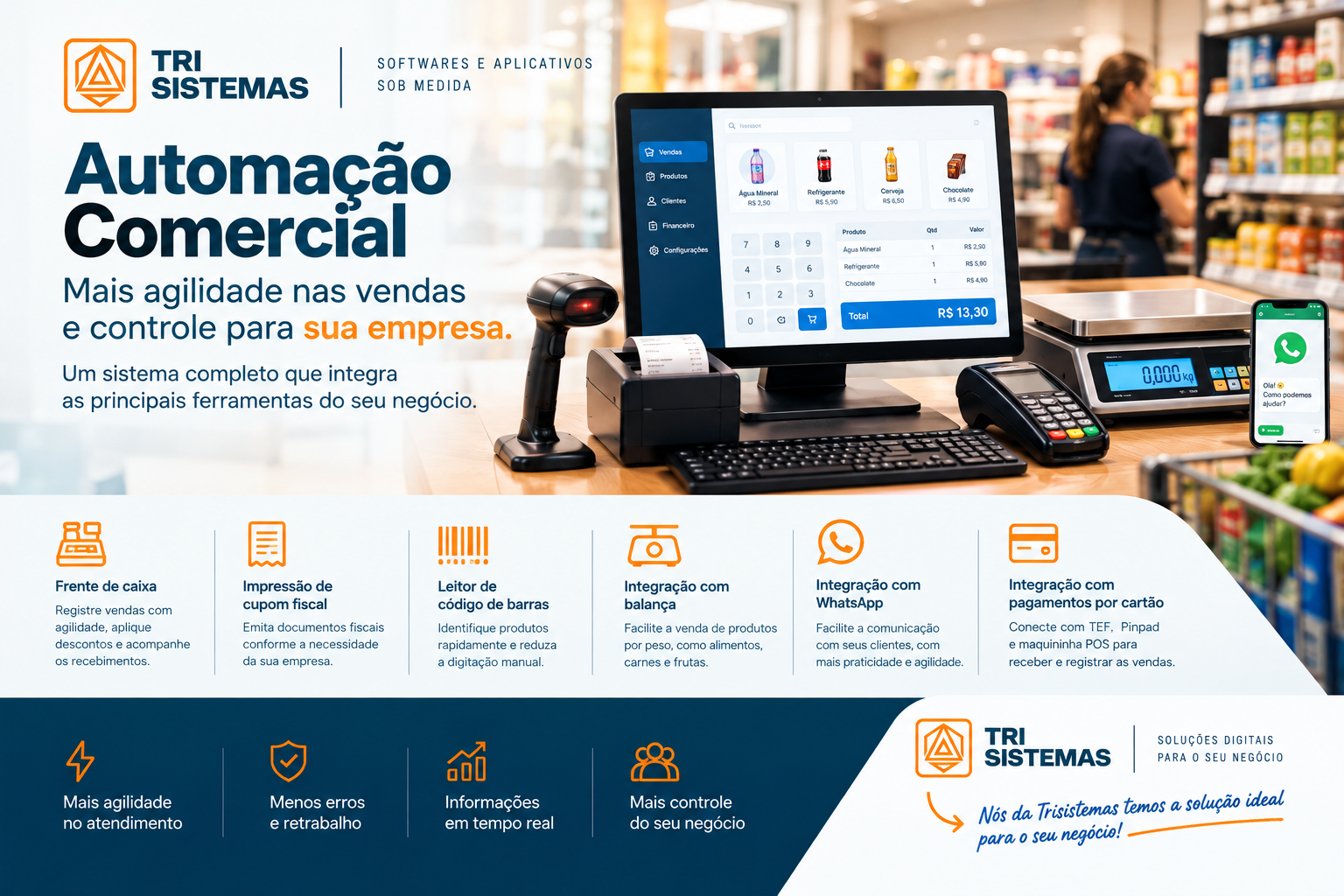 Automação comercial: mais agilidade nas vendas e controle para sua empresa
