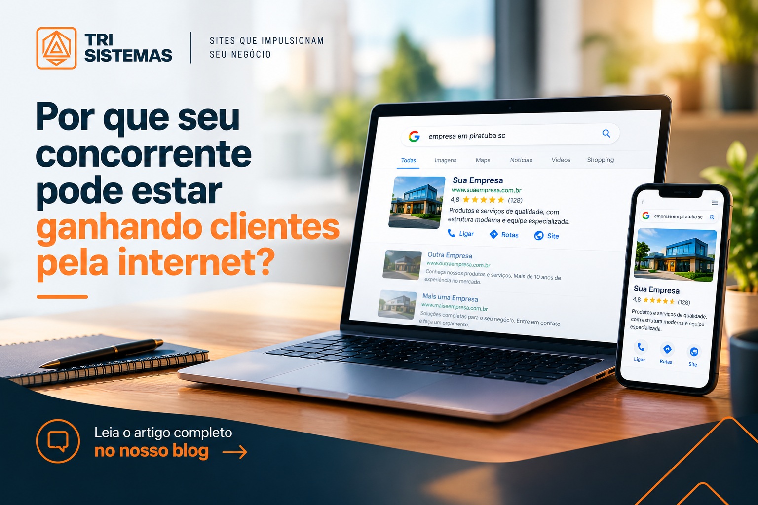 Por que seu concorrente pode estar ganhando clientes pela internet?